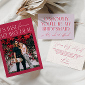 Moderne minimale Paarse en magenta huwelijksprogra