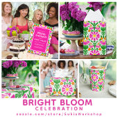 Bridal Shower Floral Celebration You’re Invited! Kaart