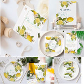 Limoen citrus Baby shower Bedankkaart