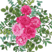 Helder roze bloemenbruiloft bedankdoosjes