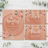 Bloemen rustiek Vrijgezellenfeest dank u vierkant Vierkante Sticker (Personaliseer de collectie van deze zelfstandige maker.)