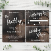 Typografie Save the Date Brown Wooden Barrel Ronde Sticker (Personaliseer de collectie van deze zelfstandige maker.)