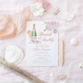 Brunch en Bubble Champagne Bridal Brunch Napkins Servet