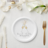 Brunch en Bubbly Champagne Toast Vrijgezellenfeest Wijn Etiket