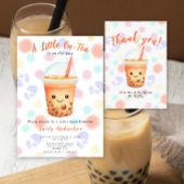 A Little Cu-Tea Bubble Tea Baby Shower Kaart