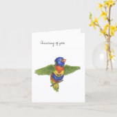 Collection Budgie  Note Card Kaart (Gele Bloem)