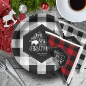 Wilde Wonderful Kerstrode Buffalo Pset ID604 Tafelkleed