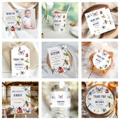 Natuur insectenbeestjes 1e verjaardagsfeestje kaart