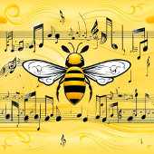 Bumble Beats bedankkaarten Bedankkaart