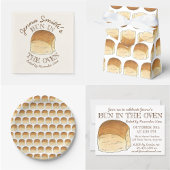 Bun in de voorlooprol van het geblazen brood die B Rubberstempel