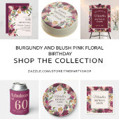 Elegant Paars Roze Goud Bloem 21e Verjaardag Kaart