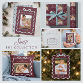 Persoonlijk modern boog welkomstscript Kerstmis Deurmat