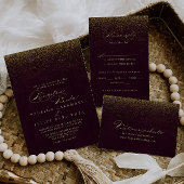 Bourgogne Glitter Alfabetical Seat Chart Poster