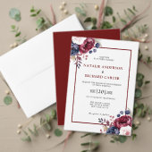 Bourgogne Rood blos roze bloemenbruiloft waterverf Bedankdoosjes (Personaliseer deze collectie van deze onafhankelijke maker. Test)