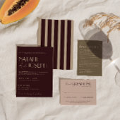 Oud Geld Dieprood Goud Retro Fancy Bruiloft Save The Date