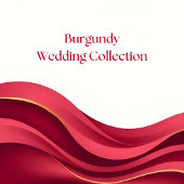 Burgundy Wedding Gastenboek
