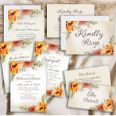 Moeder Bride Burnt Sinaasappel Floral Ronde Button 5,7 Cm