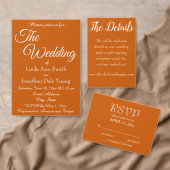 Verbrand Sinaasappel gestileerde script bruiloft b Klein Cadeauzakje (Personaliseer de collectie van deze zelfstandige maker.)