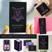 Lace Lingerie Boutique Logo Paars Visitekaartje