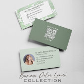 Verbinding maken met mij | QR-code Sociale media P Vierkante Visitekaartje