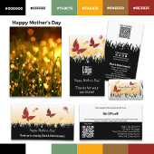 Minimalistische uni gekleurd rood #9E2B25 Satijnen Lint