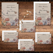 vlindertuin vintage bruiloft save the date