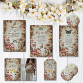 Botervliegenpaddenstoel Natuur Baby shower Bedankdoosjes