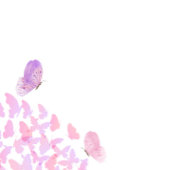 Roze & Paarse Vlinder Quinceañera Tafelnummers