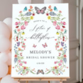 Butterfly Wildflower Vrijgezellenfeest Dank u kaar Bedankkaart