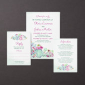 Waterverf Cactus Bloem Bruiloft Favor Dozen Bedankdoosjes (Personaliseer de collectie van deze zelfstandige maker.)