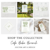 Cafe Bebe Baby Brunch Sticker