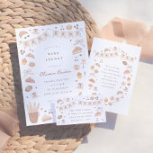 Cafe Bebe Baby Shower Thank You Bedankkaart