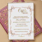 Cafe Bebe Coffee Franse Babyborrel Kaart