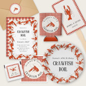 Red Crawfish Boil C'est Bon Seafood Zomerfeest T-shirt