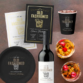 Call Me Old Fashioned Whiskey Bourbon Verjaardag Wijn Etiket