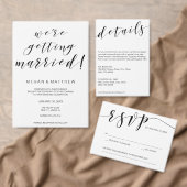 Eenvoudig Modern Dank u kaart | Foto Bruiloft (Personaliseer de collectie van deze zelfstandige maker.)