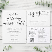 Stippen zwart-wit aangepaste buik uitnodiging uitnodigingen wikkel (Personaliseer de collectie van deze zelfstandige maker.)