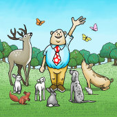 Oproep Alle Party Dieren Favor Box Bedankdoosjes