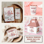 Oproep aan alle prinsessen Magisch Kasteel 8e Verj Bedankdoosjes