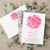 Roze camellia bloem kunst trouw favor doos bedankdoosjes (Personaliseer deze collectie van deze onafhankelijke maker. Test)