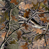 Camo Duck in vluchtlint Satijnen Lint