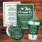 Bruidsmeisjes Badge Aangepaste Camp Bachelorette Ronde Button 5,7 Cm