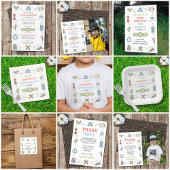 Camping Photo Any Age Birthday Invitation Kaart