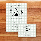 Camping baby shower - Pop het! Als ze pop! Bedankjes Labels