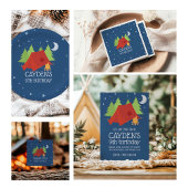 Camping en S'mores Verjaardag Uitnodigen Kaart