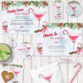 Candy Canes en Cocktails Patroon Kerstmis Tissuepapier