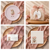 Capybara Baby Shower Invitation