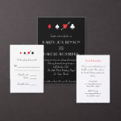 Love Struck Las Vegas Bruiloft Extra Info Kaart (Personaliseer de collectie van deze zelfstandige maker.)