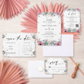 Bloemen Anjer Tip Uw Bartender Trouwbord Poster (Personaliseer de collectie van deze zelfstandige maker.)