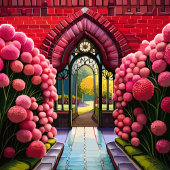 Carnaties Adorn Gate, Welkom in Secret Garden Leggings